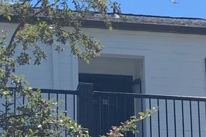 apartment balcony and door