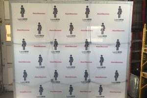 Lunchbox Wax Step and Repeat Backdrop